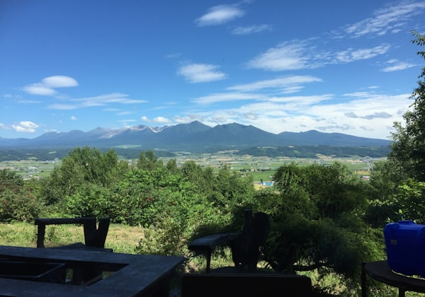 Japanese countryside landscape